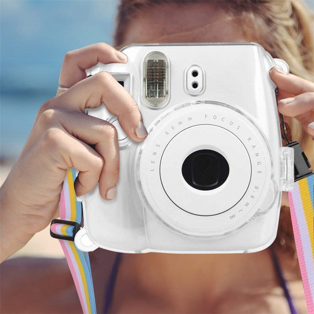 Túi Đựng Bảo Vệ Máy Ảnh Fujifilm Instax Mini 8 / 8 + / 9 Bằng Nhựa Trong Suốt Tiện Dụng