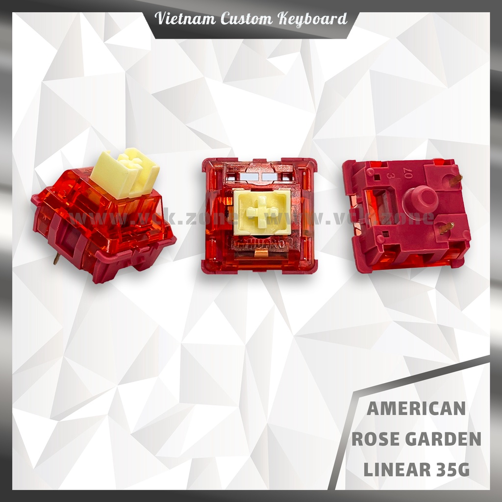 Huano Linear Switch | Bald Angel | American Rose Garden | Crystal | Vườn Hồng Pha Lê | VCK