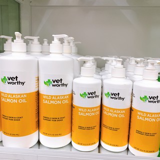 Dầu cá hồi Vet Worthy Salmon Oil - 32 Oz 946ml