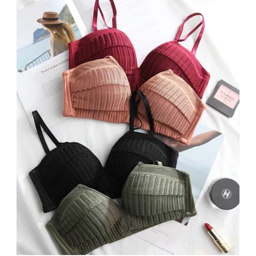 (Siêu sang chảnh) Bộ đồ lót ren đan quả ngang kiểu vintage cực đẹp | BigBuy360 - bigbuy360.vn