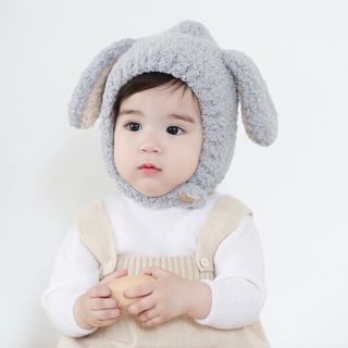 Mũ lông tai dê cho bé