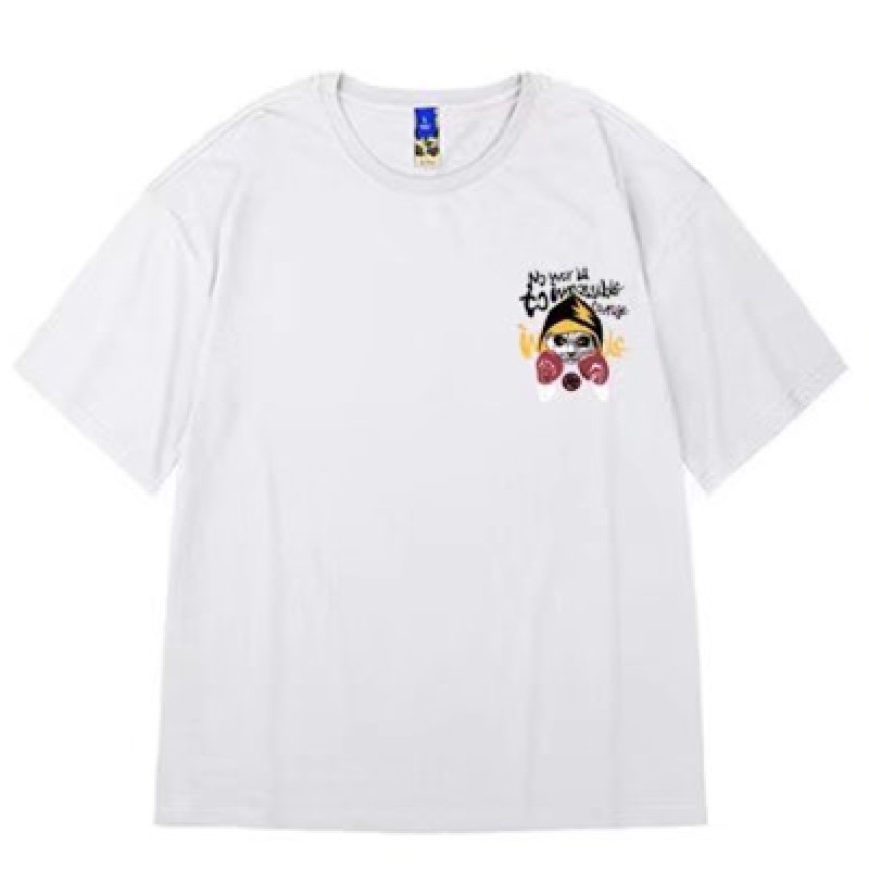 Áo Thun Tay Ngắn Cổ Tròn Thời Trang Hàn Quốc Cho Nam Size M-8XL