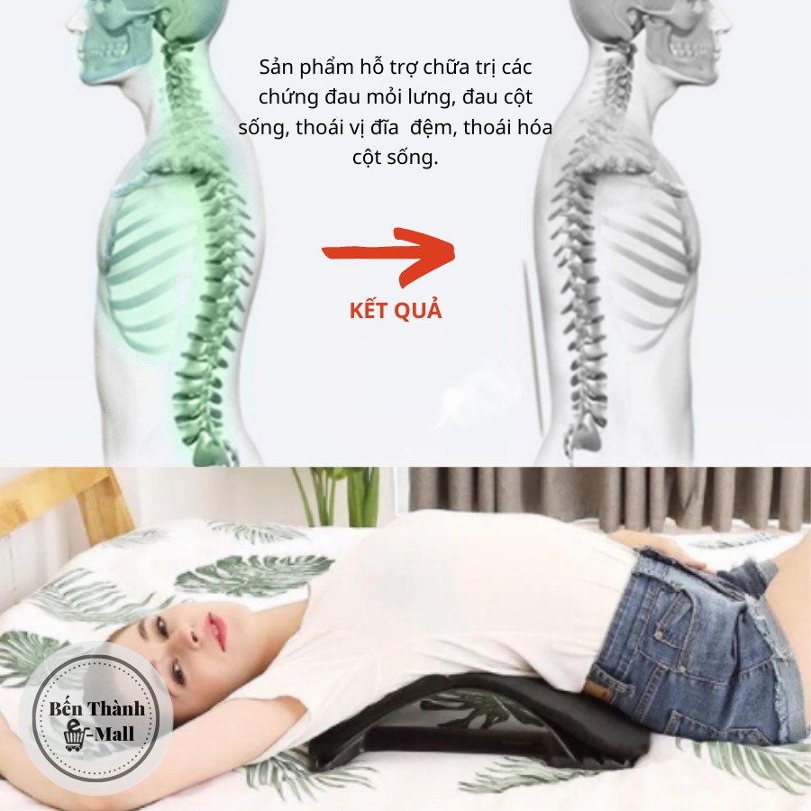 Khung nắn chỉnh lưng cột sống nhiệt Waist Relax WR306 [Điều trị đau cột sống, lưng thoát vị đĩa đệm]