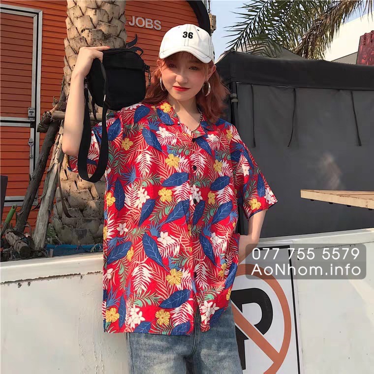Áo Sơ Mi Đi Biển Vải Mềm Mát Có Đủ Size - Hoa, Lá cây #01 | BigBuy360 - bigbuy360.vn