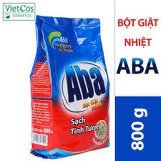 Bột giặt nhiệt Aba sạch tinh tươm gói 800g