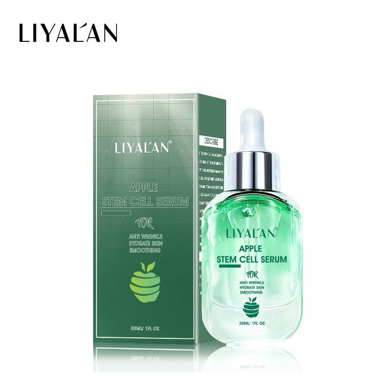 Serum Tế Bào Gốc Táo LIYAL'AN Thuần Hữu Cơ Dưỡng Ẩm Chống Nhăn Chất Lượng Cao (30ml)