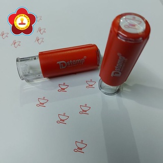 Con dấu tích điểm T-12 khắc theo yêu cầu. Dấu tích điểm hình tròn đường kính 1cm