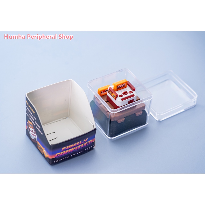 Bộ Bàn Phím Cơ Artisan Màu Đỏ Và Trắng Thiết Kế Dễ Thương Cho Esc keycap