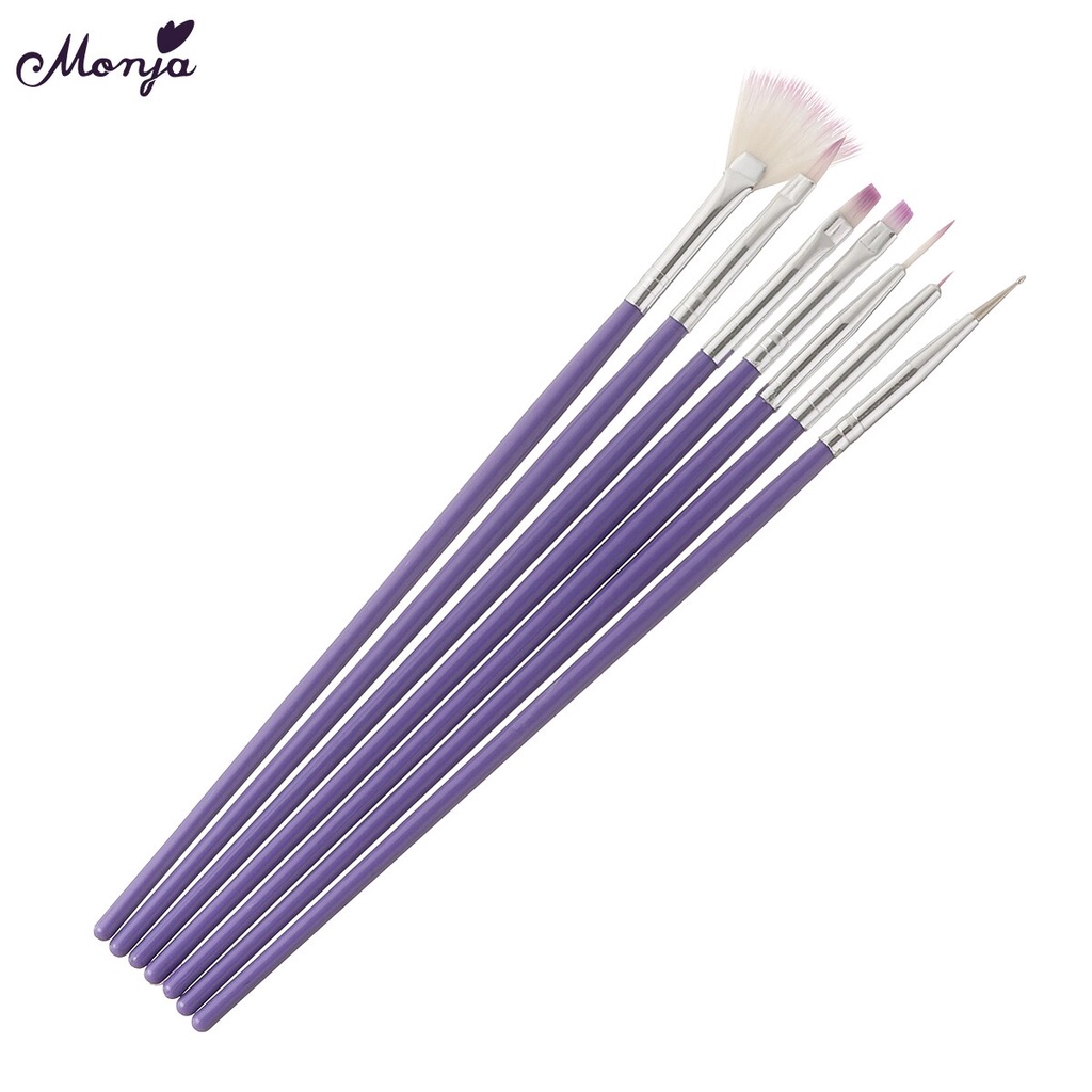 Set cọ 7 chiếc MONJA chuyên dụng trang trí móng tay