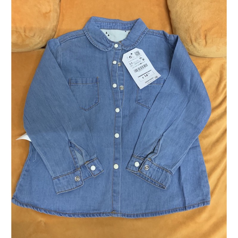 Sơ mi jean zara cho bé(12kg)