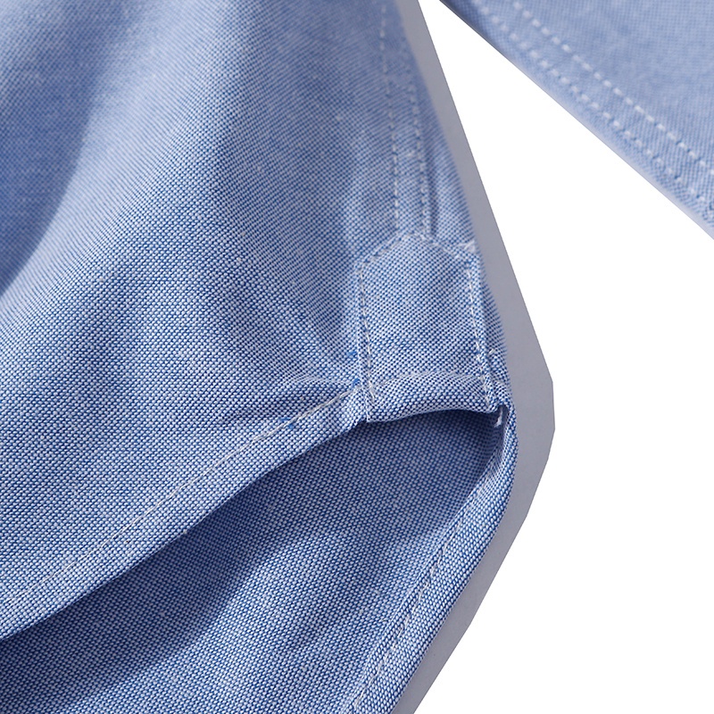 Áo sơ mi cotton tay dài kẻ sọc thời trang công sở thanh lịch cho nam nữ