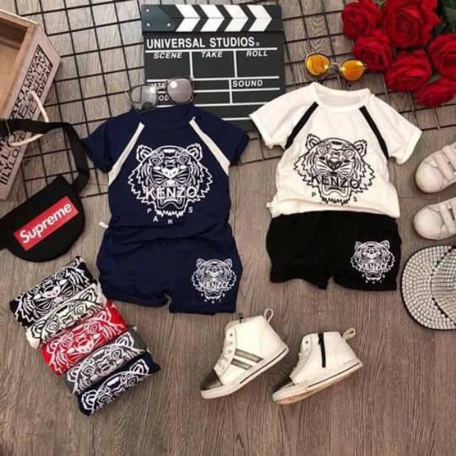 Bộ hổ cotton bé trai