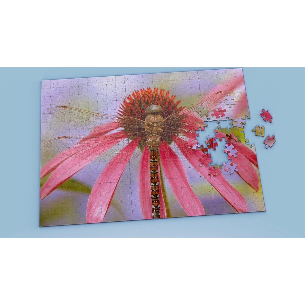 Tranh ghép hình DRAGONFLY - Mẫu 2 - Nhận in theo yêu cầu