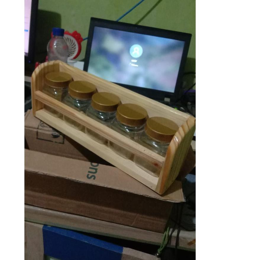 Kệ Gỗ 6.6 Đựng Gia Vị Tiện Dụng Cho Nhà Bếp | BigBuy360 - bigbuy360.vn