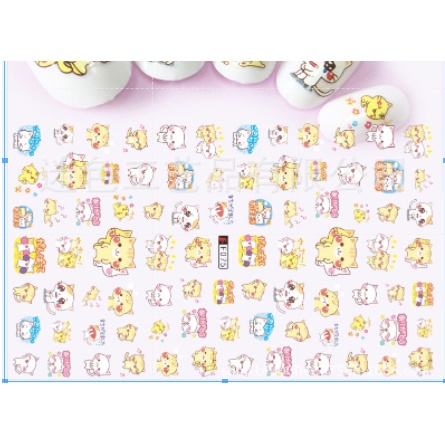 sticker trang trí nail