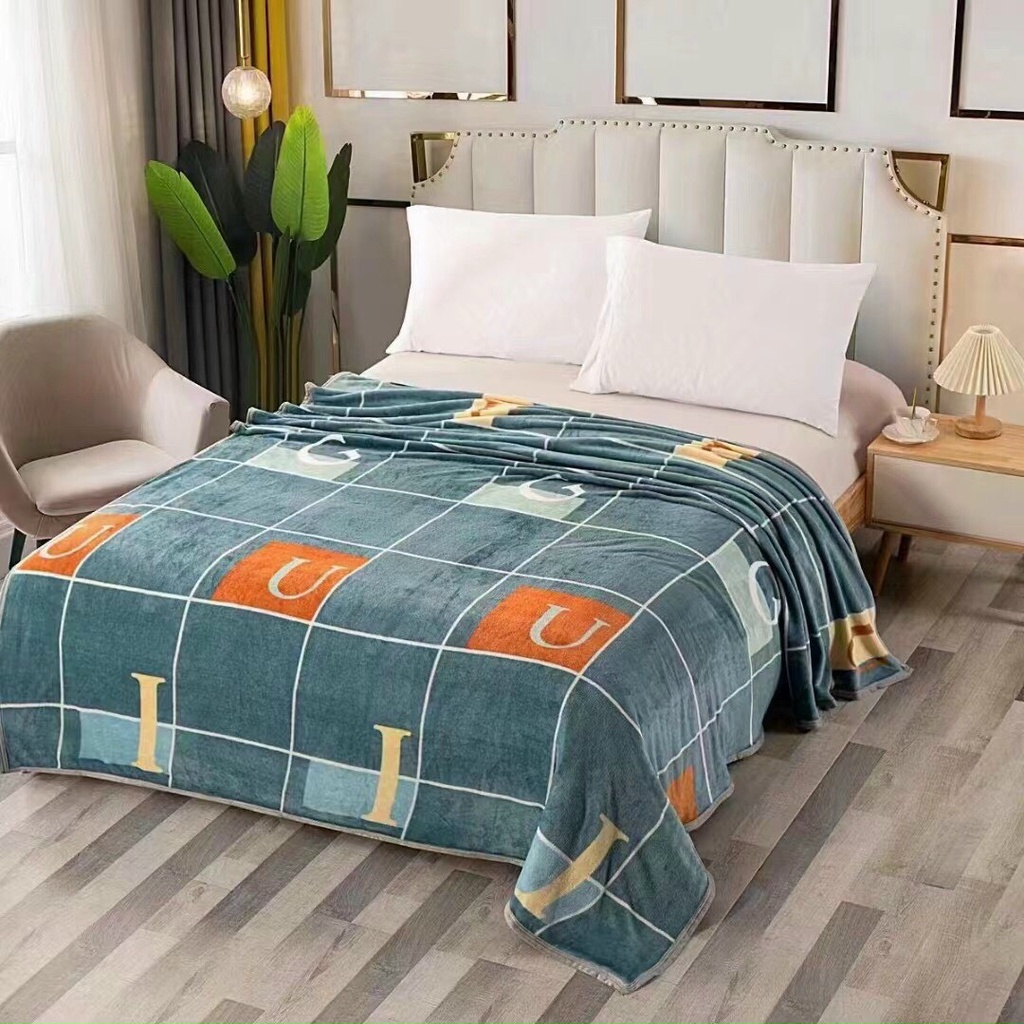 Chăn lông tuyết sữa hàn quốc họa tiết đẹp kích thước chuẩn 2m*2m2