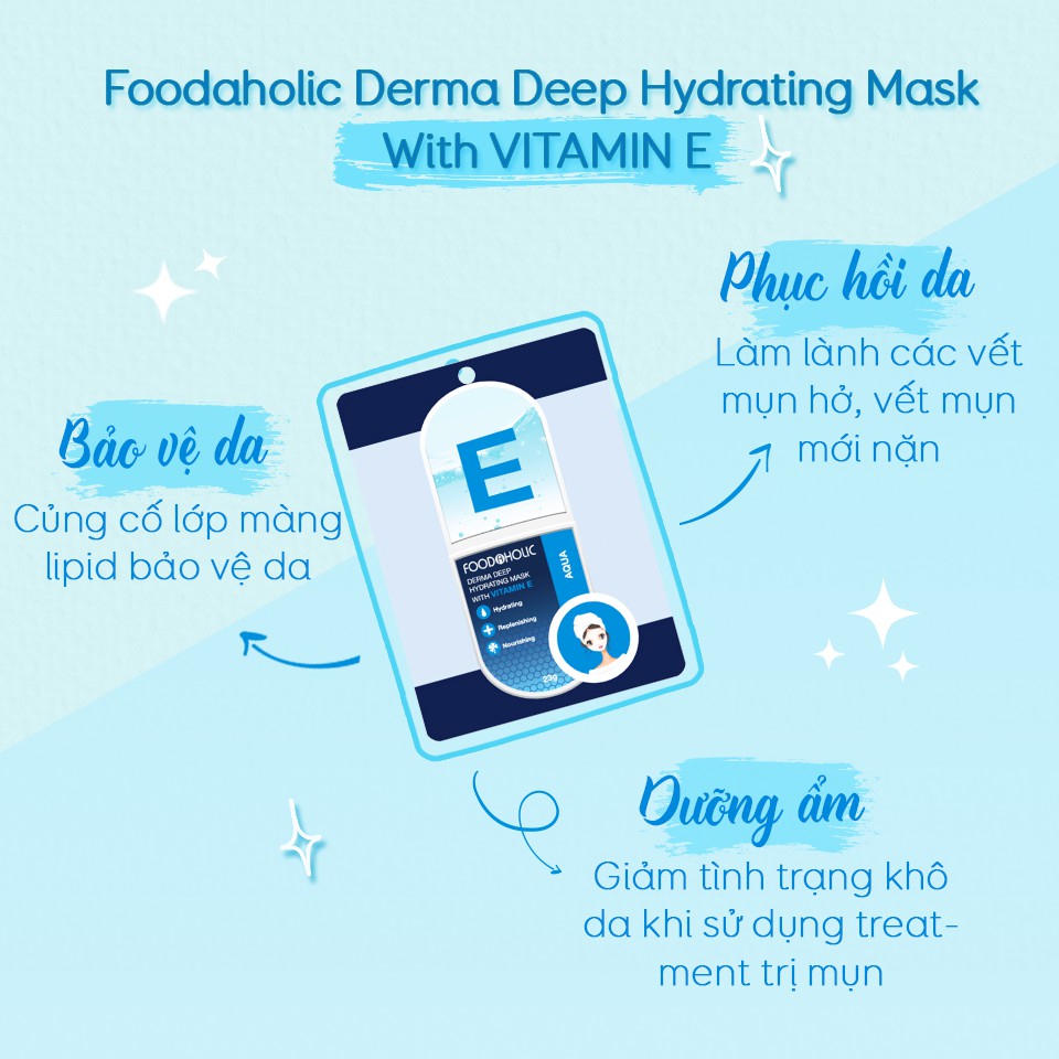 Mặt Nạ Giấy Dưỡng Da Toàn Diện Foodaholic Mask (23g)