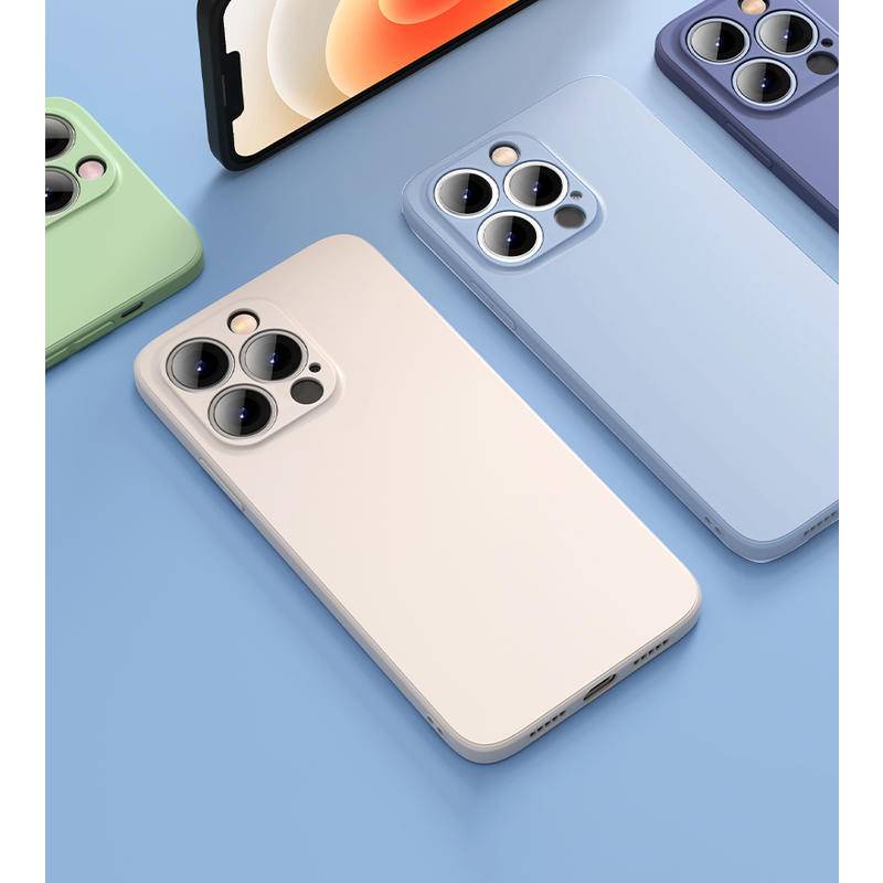 Ốp Điện Thoại Silicon Dẻo Vuông Bảo Vệ Ống Kính Máy Ảnh Cho iPhone 13 14 Pro Max Plus 14 13