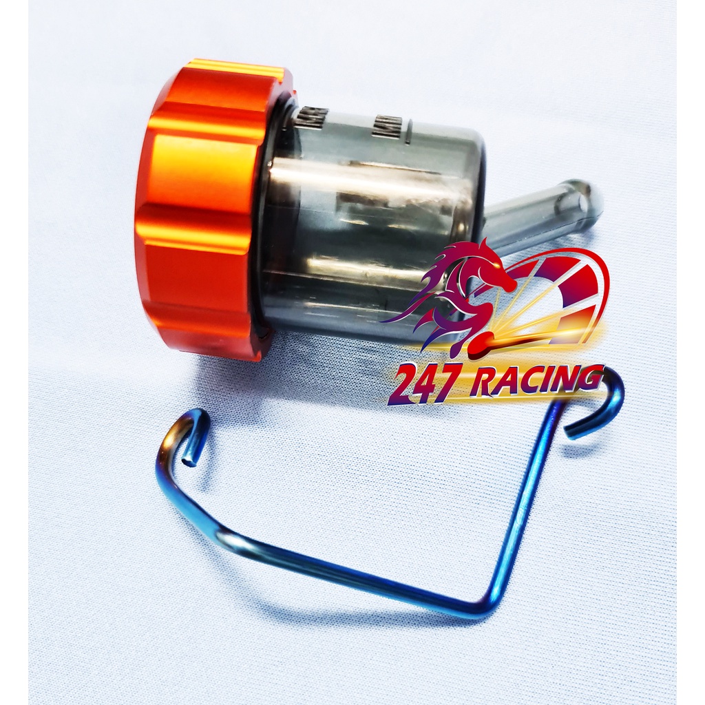 Combo Bình Dầu Khói + Pát Bình Dầu xi Titan gắn Xe Máy