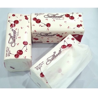 🌞 giấy ăn cao cấp silkwell 🌞sản xuất từ bột tre , trúc 🌞 280 tờ/bịch🌞