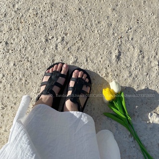 Giày Sandal Đế Bệt Basic, Quai Hậu Thời Trang đi học, đi chơi, Đi Làm, Đi Biển ( D04)