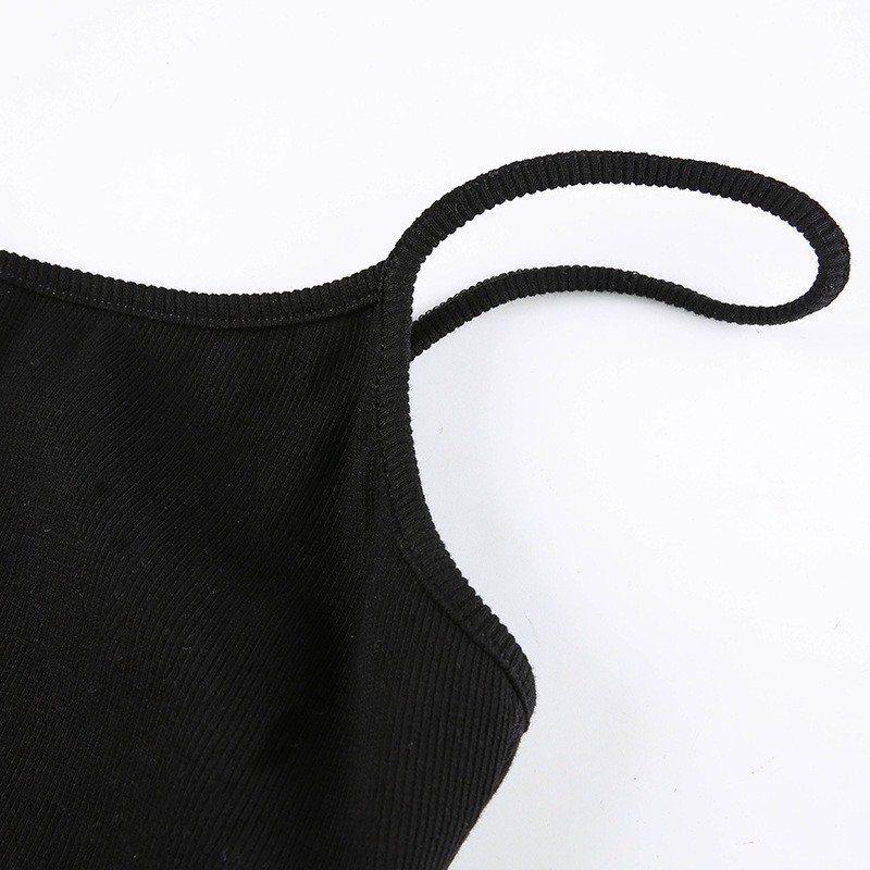 Bodysuit 2 dây đen kèm dây cột hông phong cách sexy-BITCHES | BigBuy360 - bigbuy360.vn