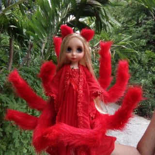 Full sét hồ ly búp bê ani