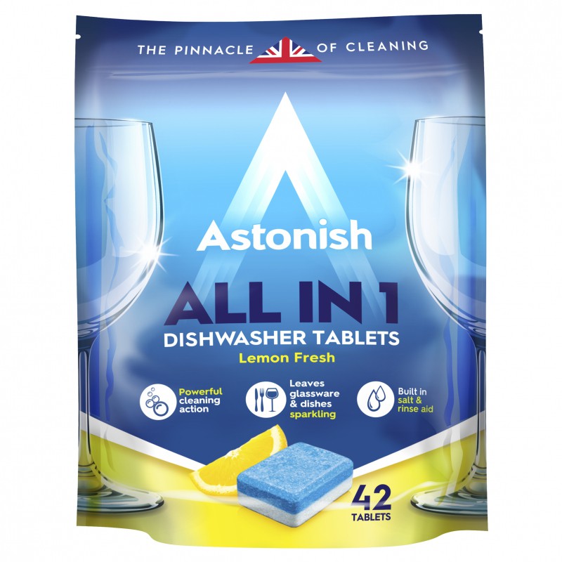 Viên rửa chén bát all in 1 Astonish C2170_100 viên-Thương Hiệu Anh Quốc