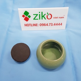 Hũ đựng trà sứ men rạn