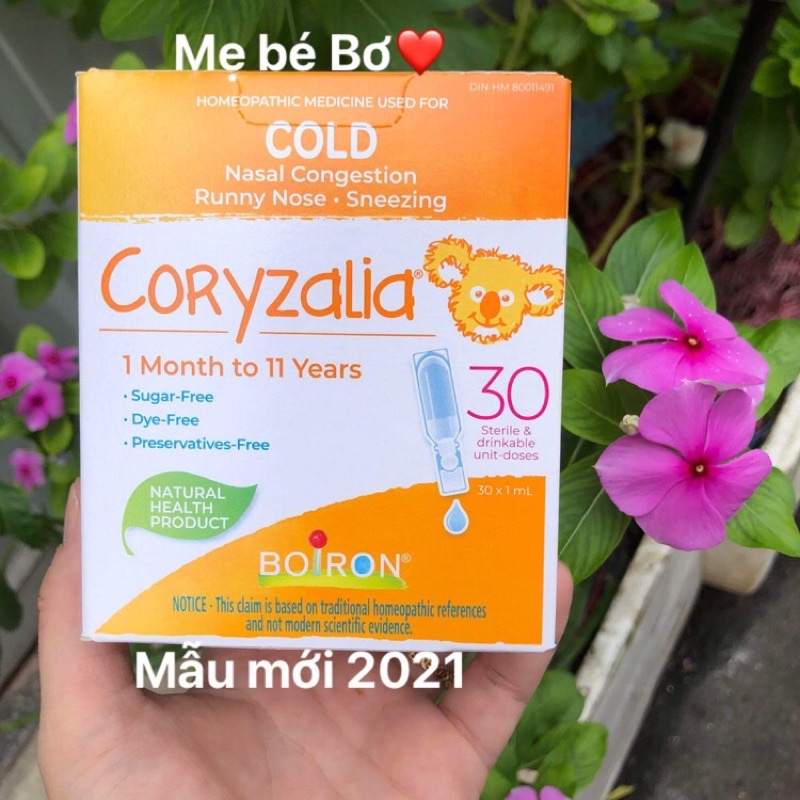 Muối uống Coryzalia Canada hộp 30ống