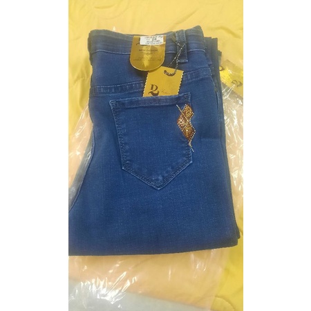 Quần jean nữ đáy cao co giãn bigsize 28_36