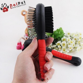 Lược Chải Lông Chó Mèo Hai Mặt