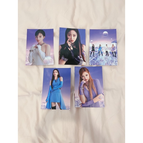 Tách lẻ set postcard AESPA ALBUM SAVAGE - Ảnh to chính hãng