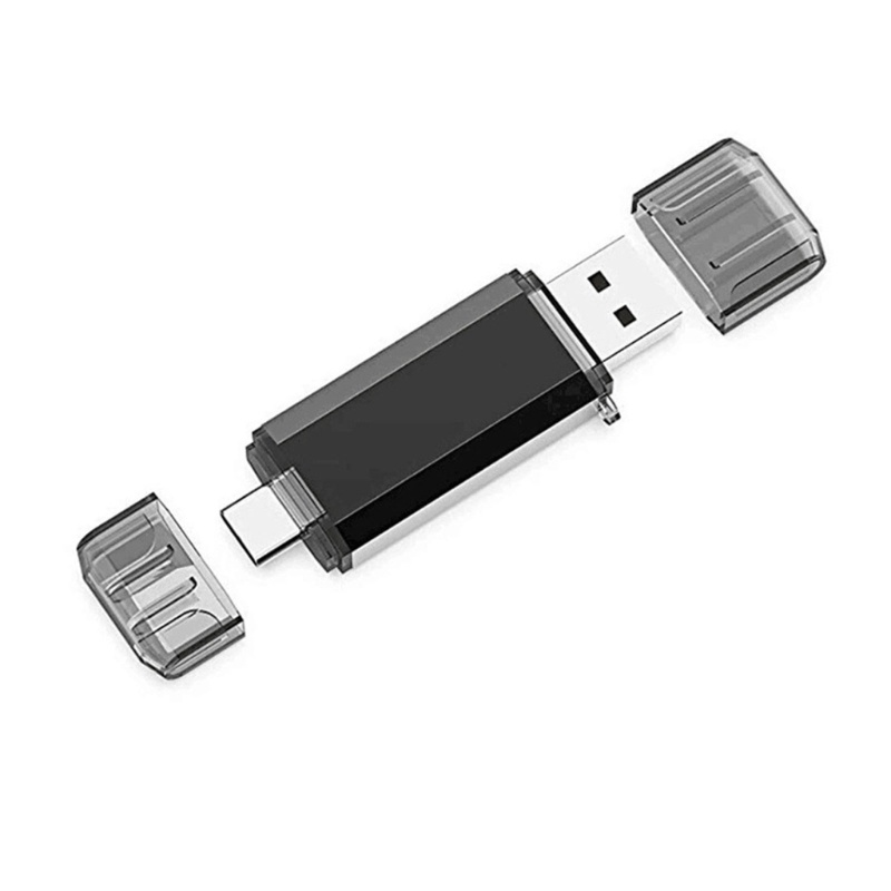 Usb 3.0 Loại C OTG Kép 2 Trong 1 8-64GB Bằng Kim Loại Dành Cho Điện Thoại Thông Minh USB-C