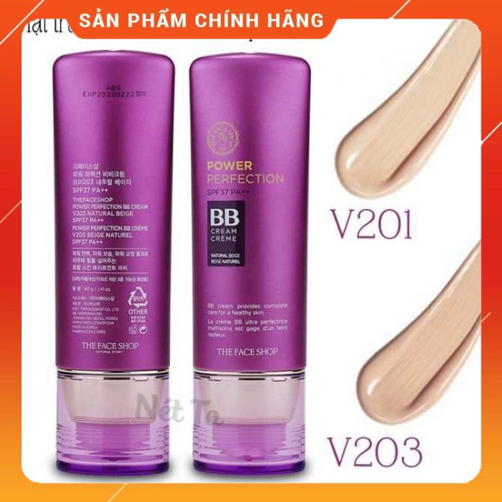 Kem nền đa năng The Face Shop BB Cream Face it Power Perfection BB tím TFS