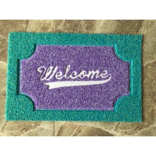 Thảm sợi mì welcome