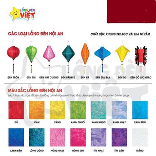 KÍNH THƯA CÁC LOẠI ĐÈN LỒNG HỘI AN