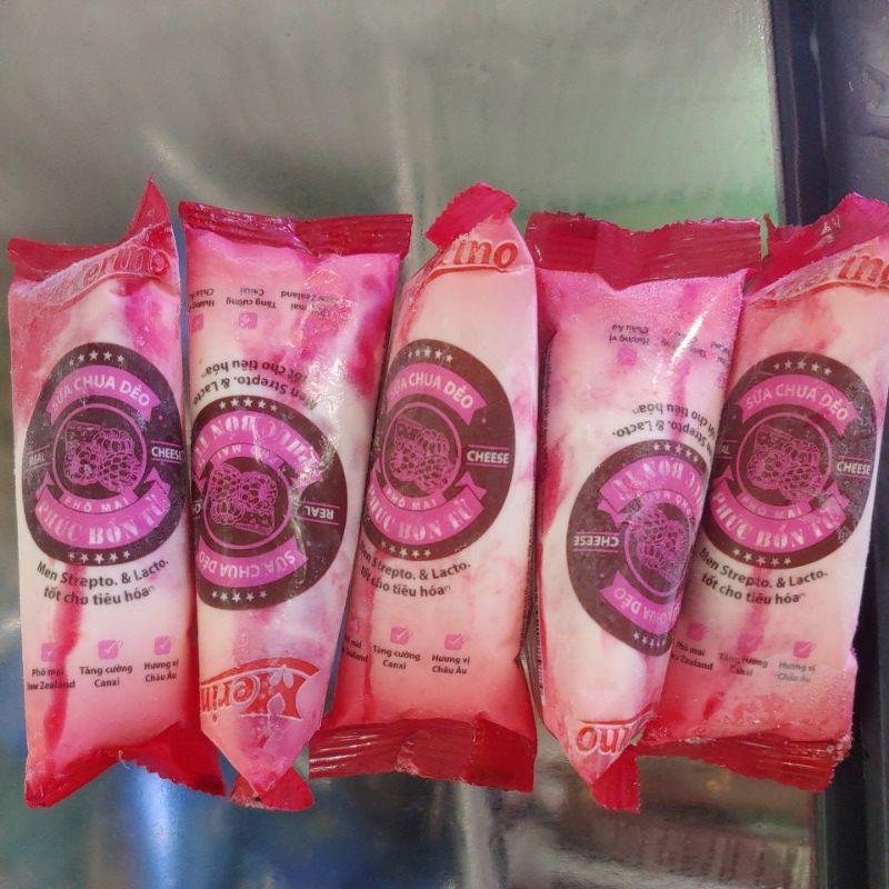 Sữa chua dẻo Merino phô mai phúc bồn tử