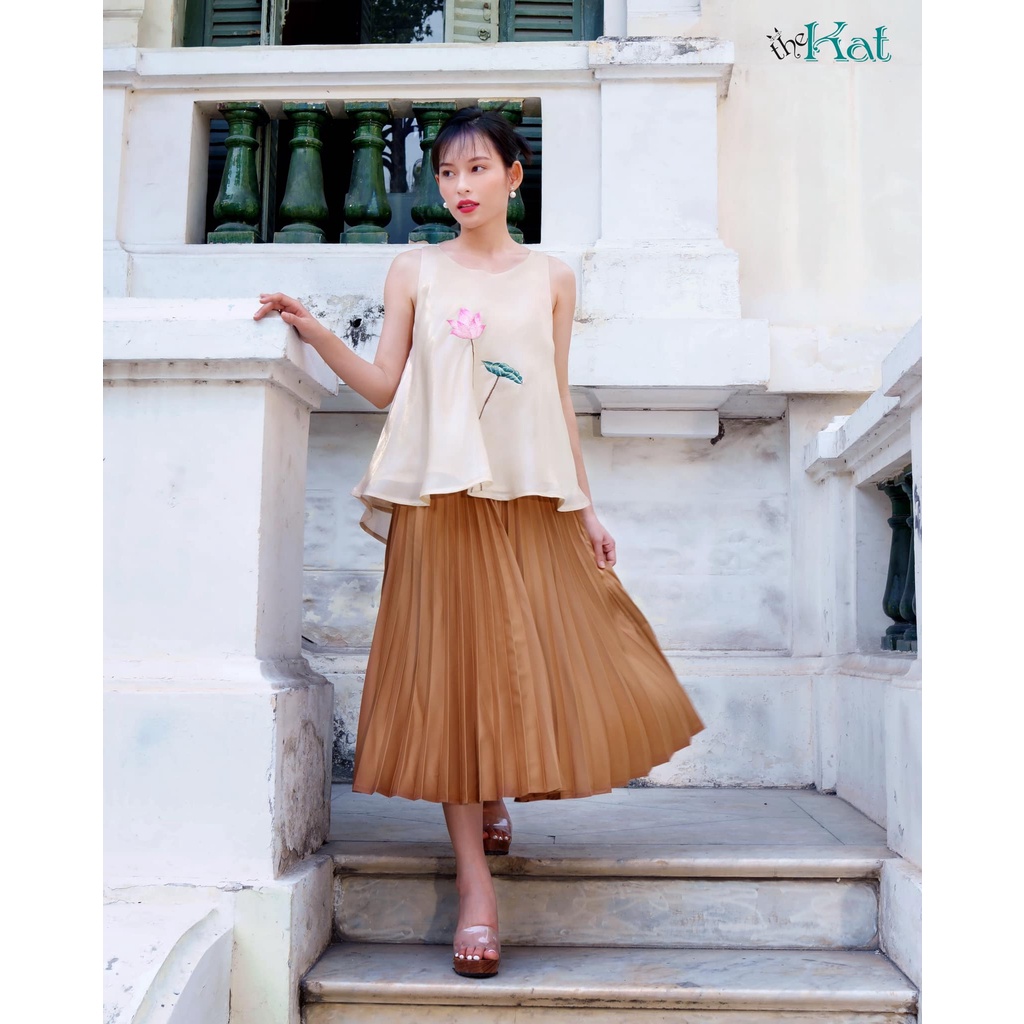 Áo Tú Xuân The Kat House, vải tơ Organza mịn màng, mỏng nhẹ, thoáng mát