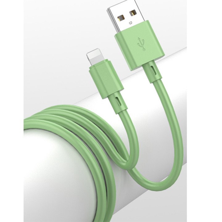 Dây cáp sạc ĐT silicon hỗ trợ sạc nhanh uốn dẻo chống đứt gãy Type C Micro USB dài 1m 25cm