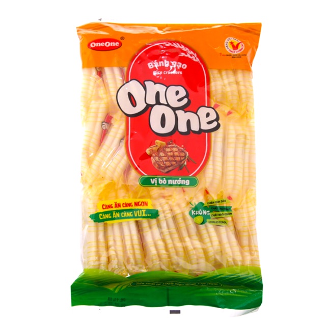 BÁNH GẠO MẶN ONE ONE VỊ BÒ NƯỚNG 150G