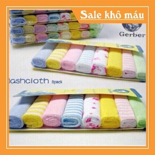 Set khăn mặt gerber cho bé -hcm