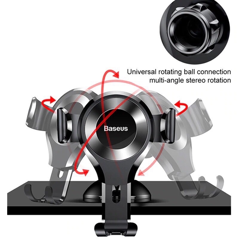 ✅Kẹp Điện Thoại - Giá Đỡ Điện Thoại Trên Ô Tô,  Taplo Baseus SUYL-XP01 Sang Trọng Hiện Đại