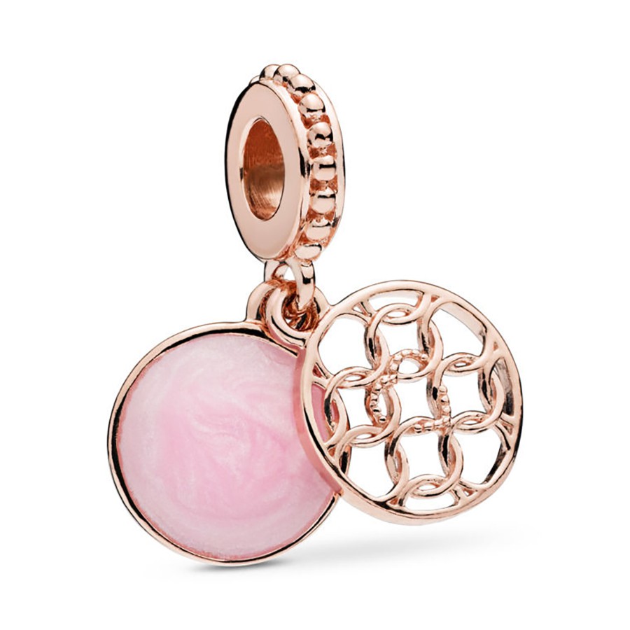Hạt Charm Hình Xương Rắn Màu Vàng Hồng Dùng Làm Trang Sức Thủ Công