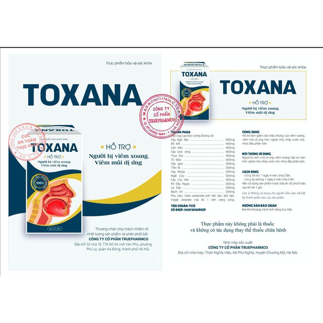 TOXANA Chính Hãng
