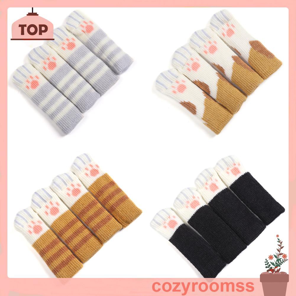 Bộ 4 Miếng Bọc Chân Bàn Ghế Chống Trượt