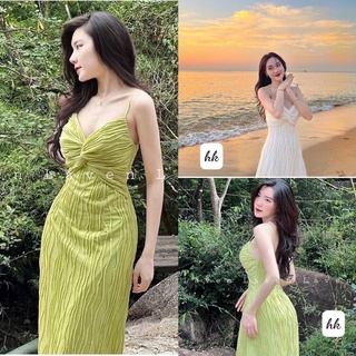 Váy 2s xoắn ngực xốp mềm 2 màu siêu xinh