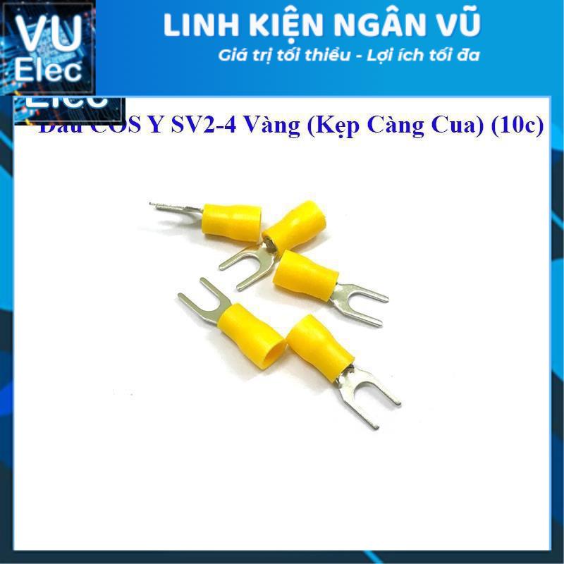 Đầu COS Y Các Màu -Kẹp Càng Cua - Đầu COS SV Y, Đầu cos chữ y, cos kẹp dây đủ loại chất liệu đồng