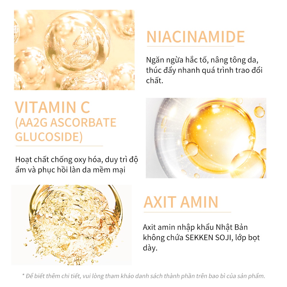 Sữa rửa mặt LANBENA Niacinamide Tạo Bọt Làm Sạch Sâu và trắng Sáng da dưỡng ẩm Làm Sạch 100ml