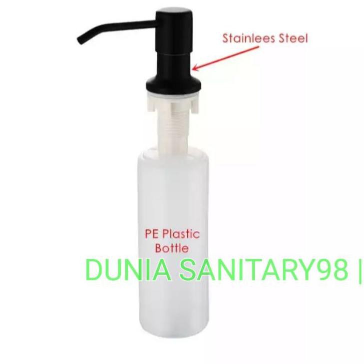 Bình Đựng Xà Phòng Rửa Chén Bằng Thép Không Gỉ Đen | BigBuy360 - bigbuy360.vn